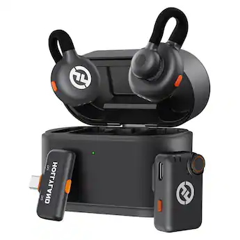 MICROFONE WIRELESS HOLLYLAND LARK Al DUO USB-C SPACE GRAY